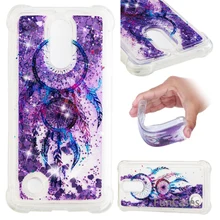 Campana de viento dinámico caso Ajax LG K8 2017 versión europea suave silicona caso de teléfono celular LG K8 2017 versión europea