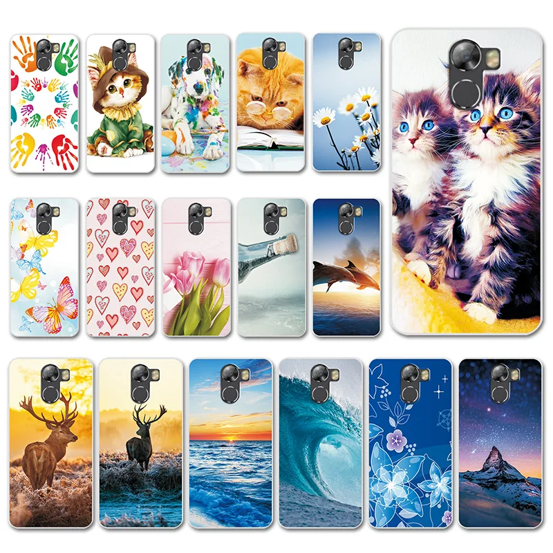 

Soft Heart Painted Case For Wileyfox Swift 2X Case Cover For Wileyfox Swift 2 X Case Silicon Back Cover Fundas For Swift2 Coque