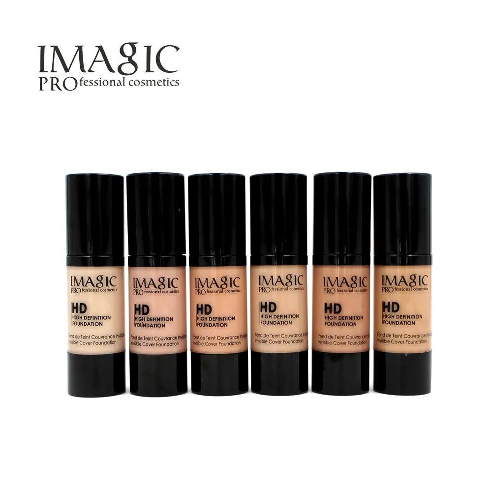 

6 color Foundation Make up Face Base Shimmer Highlighting Liquid Waterproof Professional Women Concealer Contour Stick