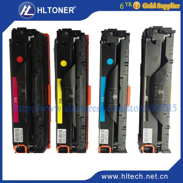 

Best Offer !!! CF210X CF211A CF212A CF213A color Toner Cartridge compatible HP LaserJet 200 colorMFPM276n/M276nw/M251n  4PCS/LOT