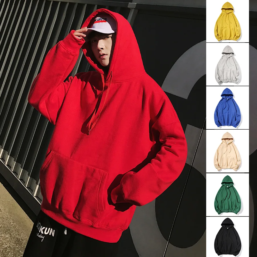 

Assort 9 Colors Active Wear Neon Yellow Pink Hoodie Streetwear Oversized Over The Head Fleece Hoody Sweatshirt Heathered Grey