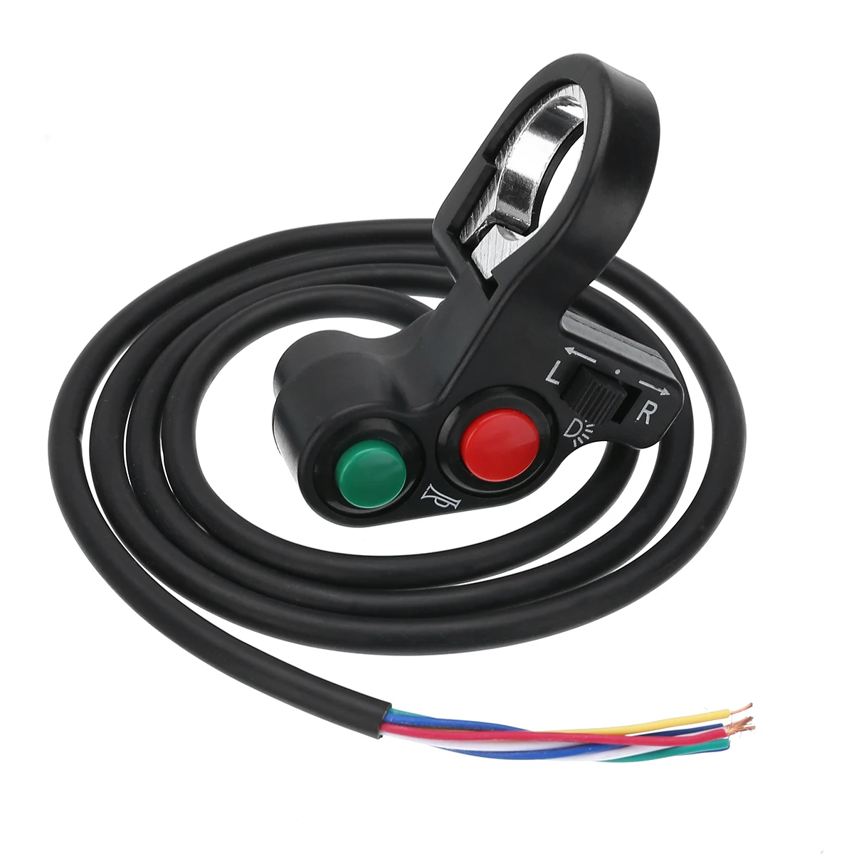 Mayitr 1pc 7/8 inch Motorcycle Scooter Dirt ATV Quad Switch Headlight Horn Turn Signals On/Off Horn Light Handlebar Switches