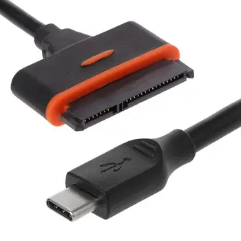 

USB 3.1 Type C to Sata Hard Disk Adapter Cable HDD SSD USB Converter Wire Core for 2.5 Inches Laptop Computer