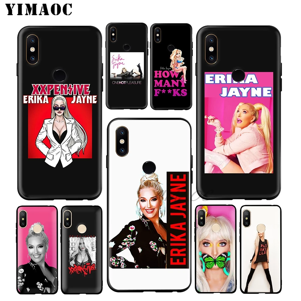 Мягкий чехол YIMAOC Erika Jayne Singer для Xiaomi Redmi Note 7 6 6A 5 4 4X 4A 5A S2 7A GO K20 Plus Pro |