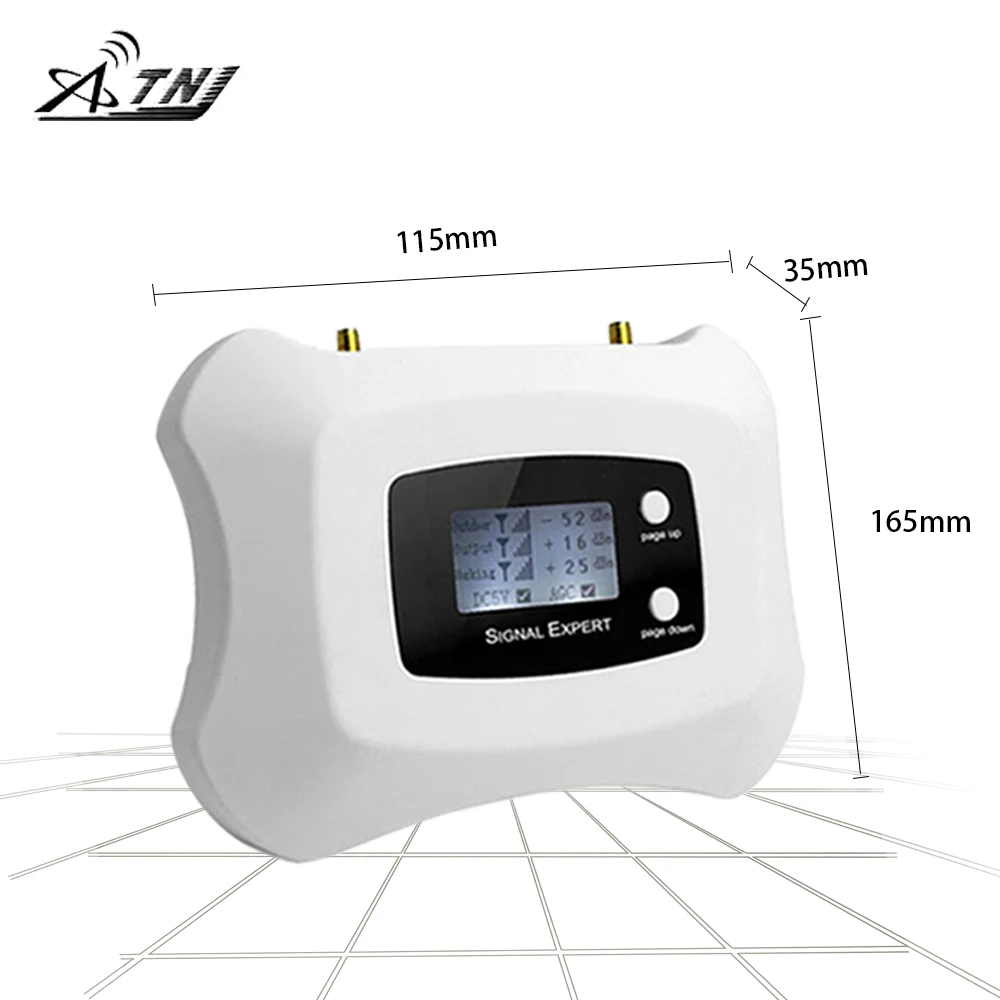 ATNJ GSM Signal Amplifier GSM Repeater High Power 70dB Gain GSM 900MHz repetidor de sinal de celular Moblie Booster Antenna Set