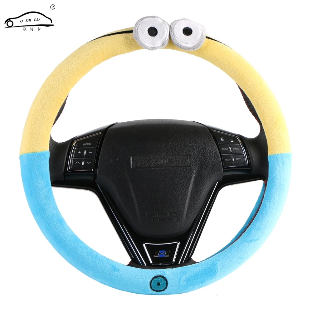 

Car Styling Bow Car Steering Wheel Cover/ cute Cartoon Universal Interior Accessories comfortable and good quality 9 designs