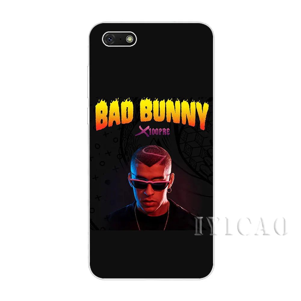 Жесткий чехол IYICAO Bad Bunny для huawei Honor Play Note 10 6A 6C 7A Pro 7C 7X 8C 8X8 9 Lite|Чехлы-накладки| |