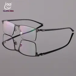 2019 очки Gafas полный обод мужские очки Бизнес ультралегкий Tr90 ноги изысканные петли силиконовые носоупоры оптическая рамка