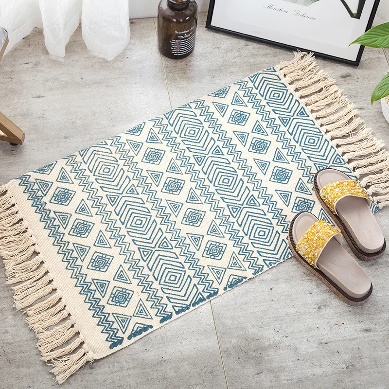 

Sofa Carpets For Living Room Cotton Home Carpets Floor Door Mat Nordic Style Delicate Area Rugs Under Table Mat Healthy Rug