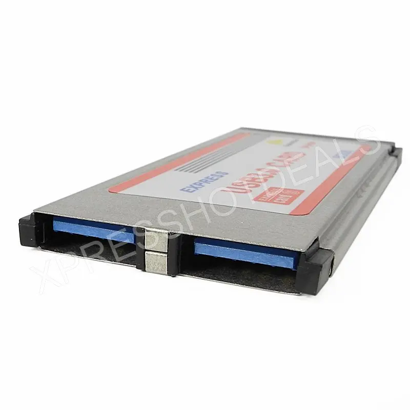 ExpressCard 34 мм 2 порта USB 3,0 5 Гбит/с адаптер для экспресс-карты ноутбук