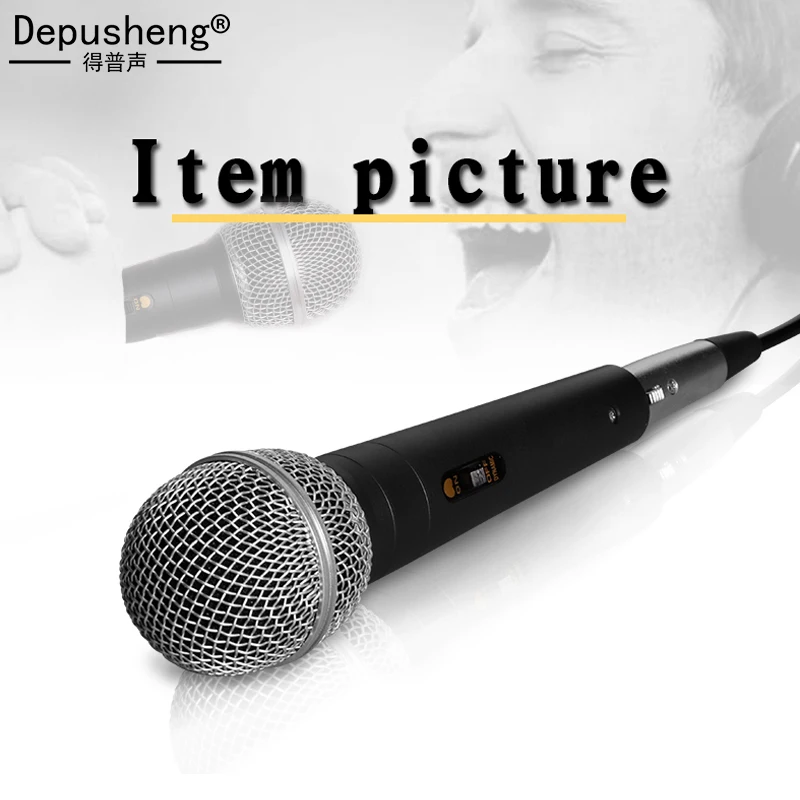 Новое поступление ручной проводной микрофон depusheng C1 для пения, говоря, обучение