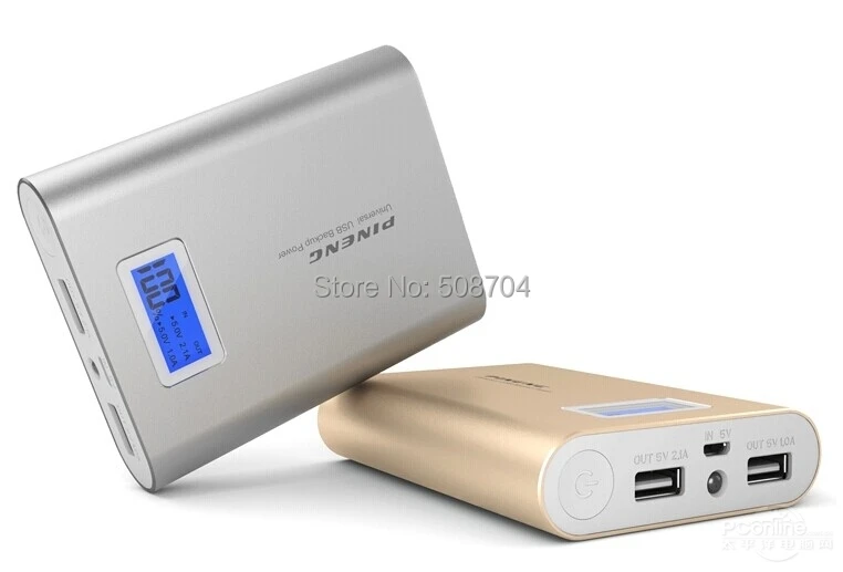 Оригинал Pineng Power Bank PN-988 10000 мАч Cargador Портативное Зарядное Устройство Powerbank 18650