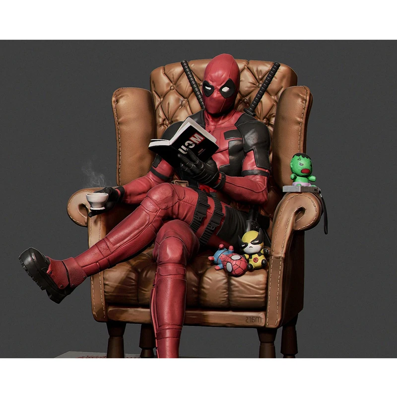 

Diamond Embroidery Full square Deadpool reading chair coffee Diamond picture 5D Diy diamond painting mosaic home decor H11
