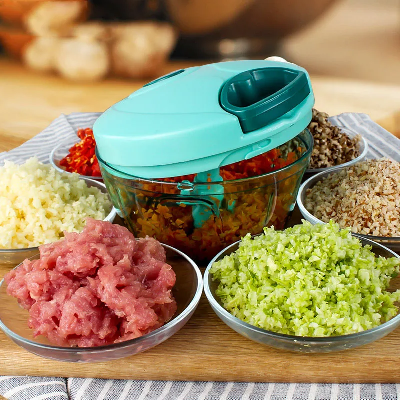QuickPull мощная мясорубка измельчитель кухонный резак для чеснока ручной кухонная