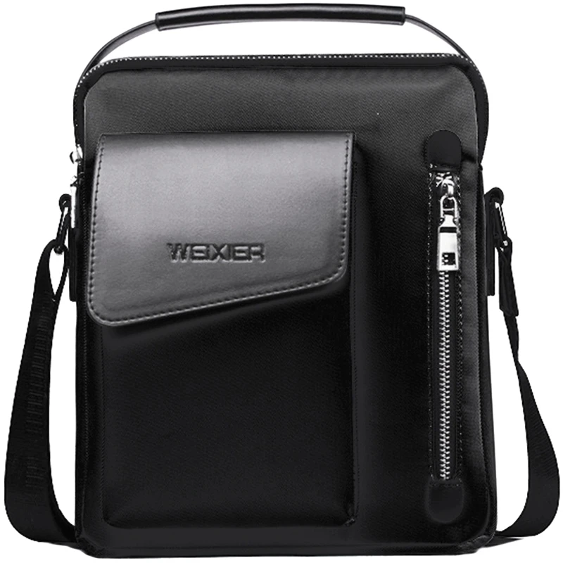 

Weixier Men Messenger Bag Fashion Male Cross-Body Bag 2019 Waterproof Tote Satchel Shoulder Bags Men'S Travel New Handbag Flap