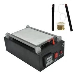 Uyue 948Q 110/220V pompe intégrée corps métallique sous vide verre écran LCD Machine de séparation Max 7 pouces + fil de coupe 