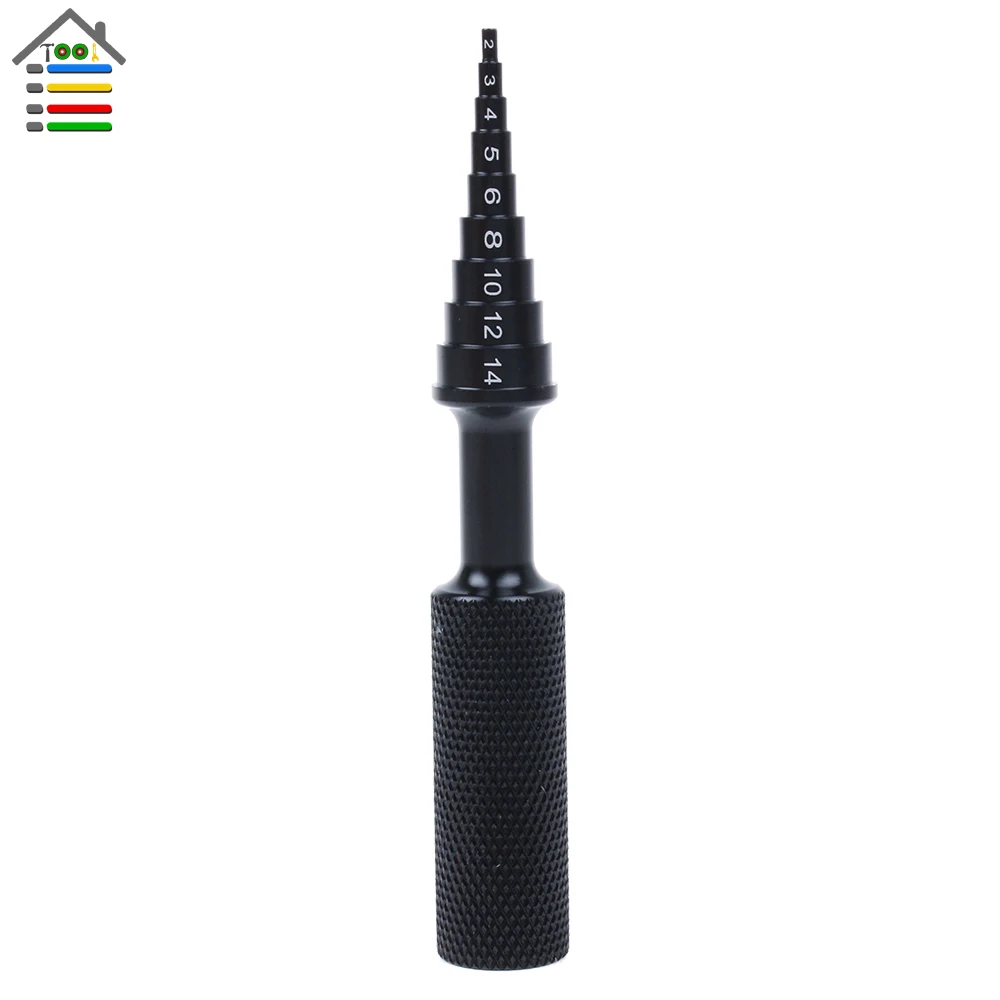 

Model Tools Reamer Gear Puller RC Bearing Disassembly Tool Step Drill Bits 9 Steps 2 3 4 5 6 8 10 12 14 mm Fits Ball Bearings