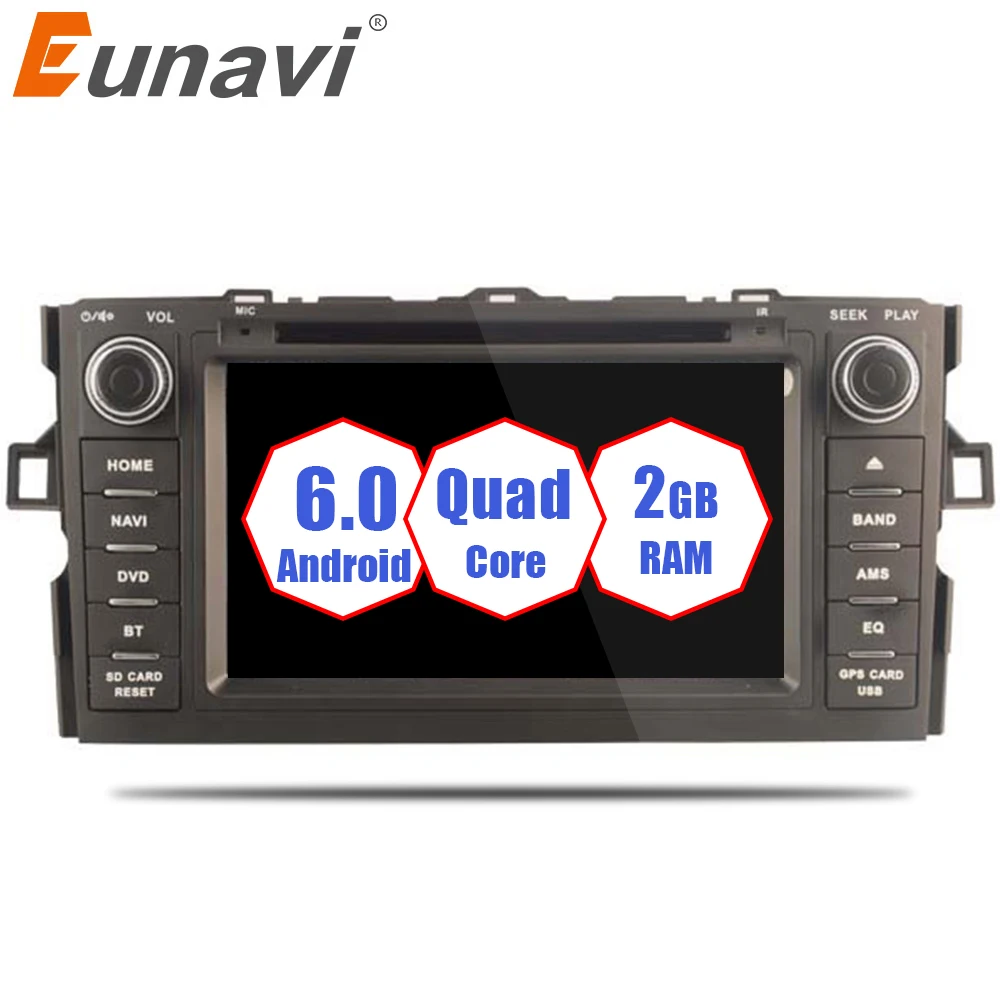 Flash Deal Eunavi Quad Core Android 6.0 2 din Car DVD for Toyota Auris hatchback 2GB RAM Car Radio GPS For Toyota Car stereo with 4g mondem 0 Flash Deal Eunavi Quad Core Android 6.0 2 din Car DVD for Toyota Auris hatchback 2GB RAM Car Radio GPS For Toyota Car stereo with 4g mondem 0
