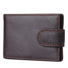 2017 Hot Sale Genuine Leather Card Holder Wallets High Quality Male Credit Card Holders Men Pillow