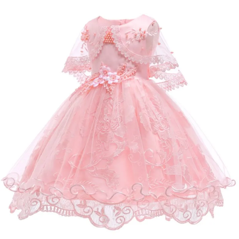 Платье для девочек, нарядное платье принцессы на день рождения, свадьбу, Рождественская одежда для маленьких девочек, детские платья для девочек