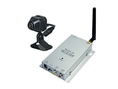SC-G02 2.4 G Wireless CMOS Camera 380 TV Lines 1Lux/F1.2 Home Surveillance Security Camera AV Receiver Kit Built-in microphone