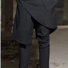 Индивидуальные новые модные мужские повседневные брюки длинные летние Клубные метросексуальные брюки стилист тонкие брюки Мужская одежда для ног