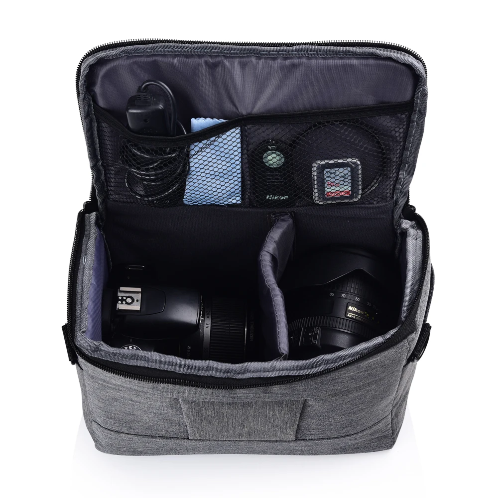 Kaufen Wennew Kaffee grau Foto Abdeckung DSLR Wasserdichte Kamera Tasche SLR Fall für Nikon Z7 Z6 D3500 D5600 D5500 D5300 D5200 d5100 D5000