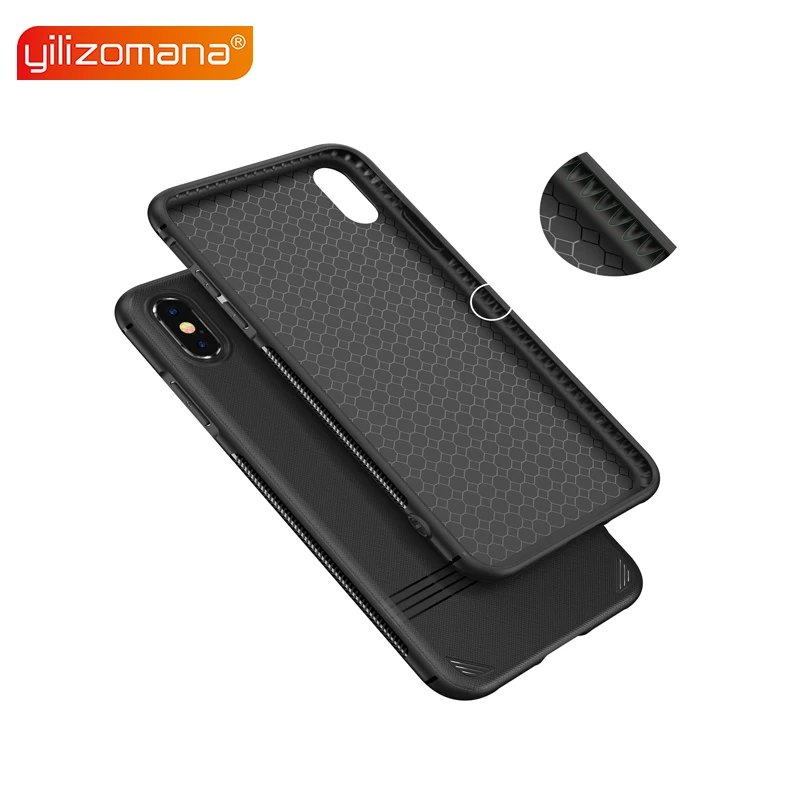 

YILIZOMANA High Quality Casual TPU Silicone Phone Case Protection For iPhone 6 6S 7 8 Plus X XR XS Max Anti-fall Back Cover Case