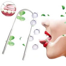 1 шт. язык скребок для чистки свежий зубная щетка оральный дыхание гигиена очистки Покрытием Уход за полостью рта ИНСТРУМЕНТ