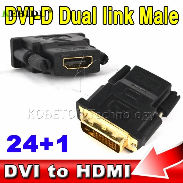 

kebidu DVI 24+1 Pin to HDMI Adapter Converter Female to Male HDTV Converter DVI Connector For Xbox360/One For PS3 PS4 HDTV