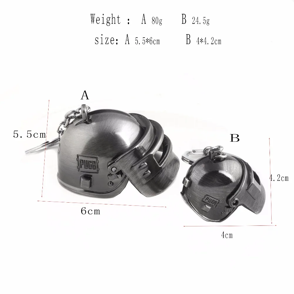 Игра Playerunknown's Battlegrounds спецназ уровень 3 шлем 3D кулон PUBG может Opene& закрытый брелок для ключей