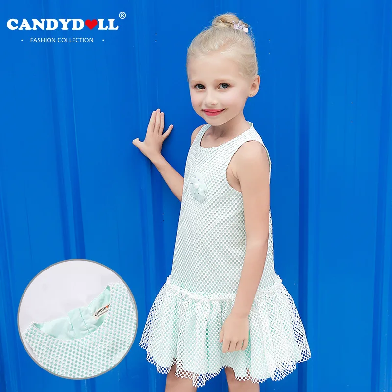 Candydoll/Детские платья для девочек Лето европейский и американский Стиль принцессы