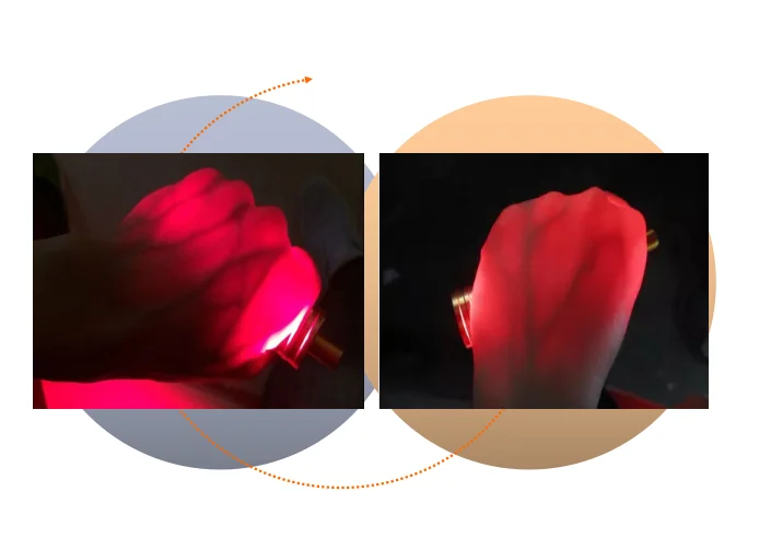 6 светодиодный прибор для просмотра Вены IV дисплей освещение медицинская визуализация инфракрасный сосудистый трансиллюминатор Venipuncture локатор для вен