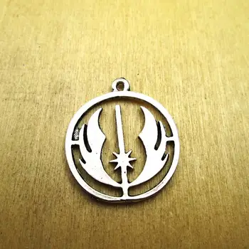 

7pcs--32*29mm star wars charm jedi order DIY Charms Pendants DIY necklace/ bracelets charms antique silver tone