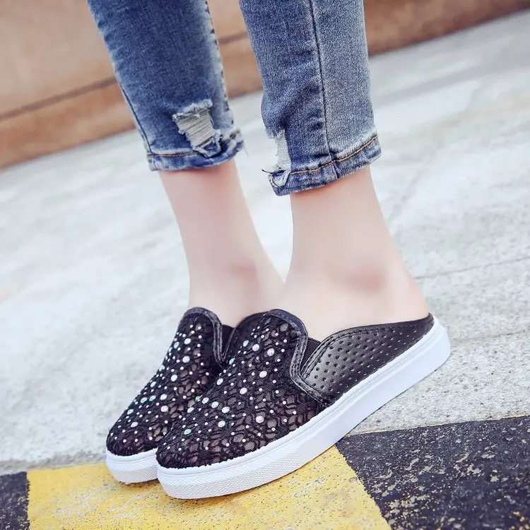

2019 Spring women flats thick platform sneakers shoes female casual shoes flats
