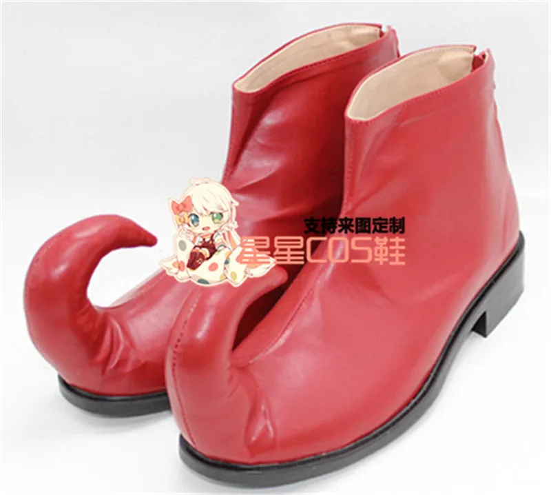 

HUNTER HUNTER Hyskoa Hisoka Red Cosplay Shoes Boots X002