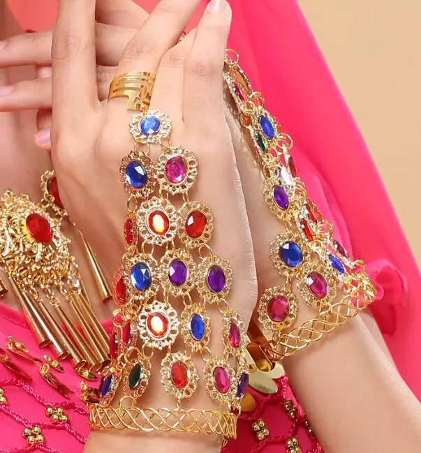 

Stage Prop India Girl Dance Accessory Woman Bellydance Performance Bracelet