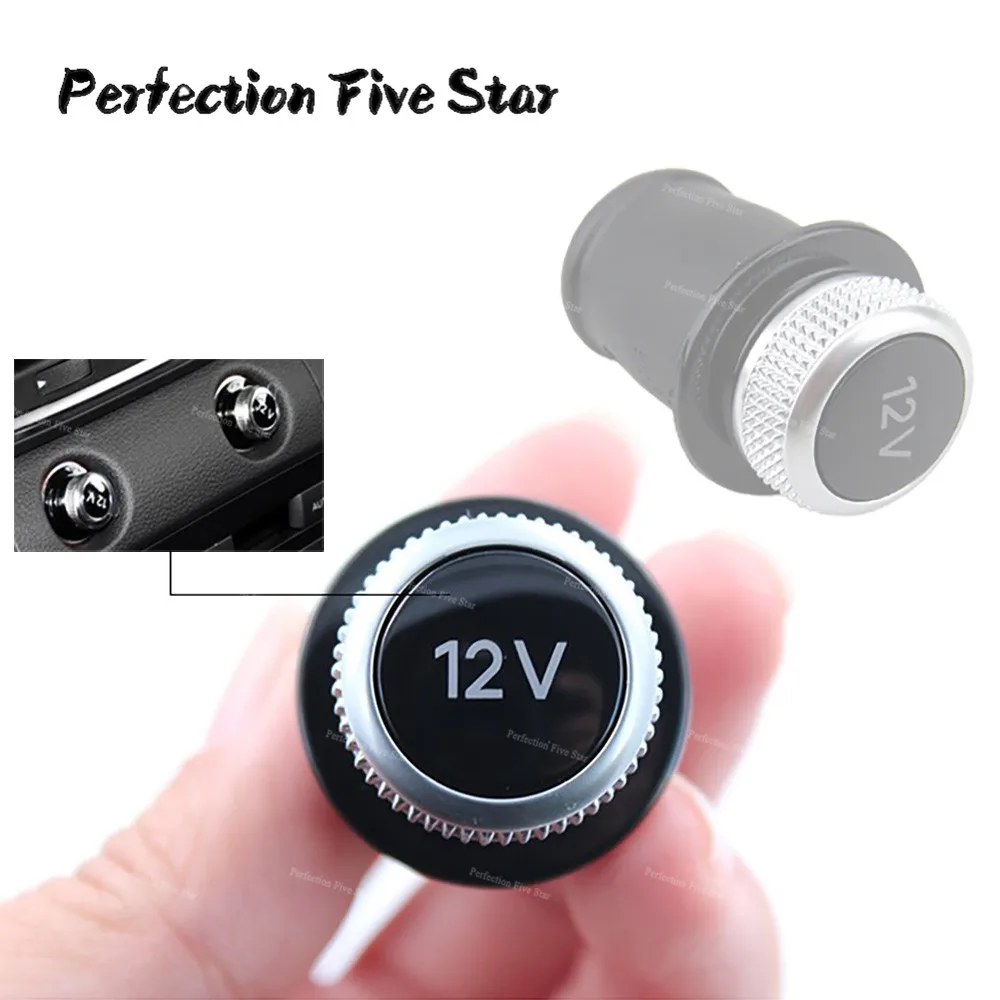 

Car Styling Chrome Cigarette Lighter Dust Cover Plug 12V Socket Cover Cap For A3 A4 A5 A6 A7 Q3 Q5 Q7 TT RS6 RS7 S3 S4 919 311