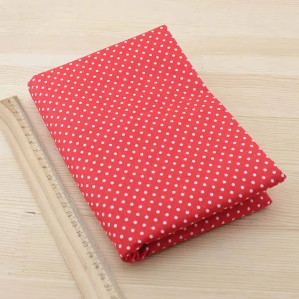 Booksew100% Cotton Fabric 50cmx50cm 7pcs Red Doll Cloth Tilda for Sewing Patchwork Quilting Tissue textiles cheap tecido