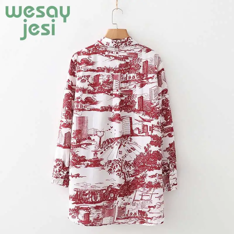 Casual Womens Long Sleeve Shirts Clothes 2019 new Fashion Autumn Winter Street Wear Female Long Harajuku Blouses tops