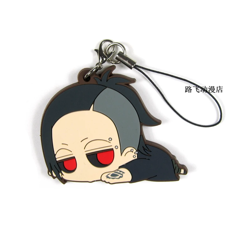 

Anime Model Tokyo Ghoul Rubber Keychain Kaneki Ken JUZO SUZUYA Arima Kisho Shuu Tsukiyama Action Figure Pendant 6cm
