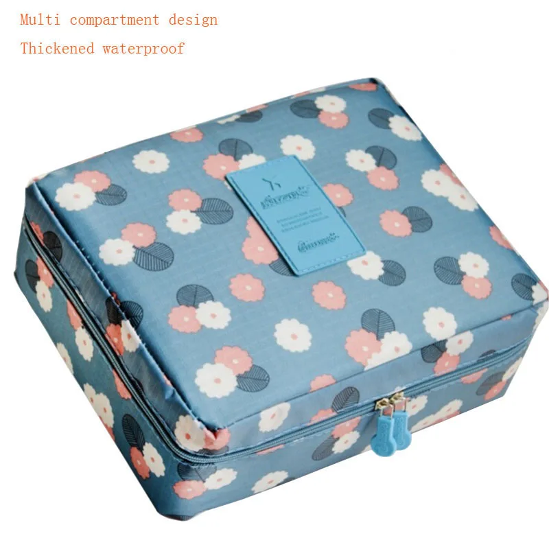 

Aurelife Zipper Makeup bag Neceseries Cosmetic bag beauty Case Make Up Tas Makeup Sets Organizer Storage Travel Wash cosmetic