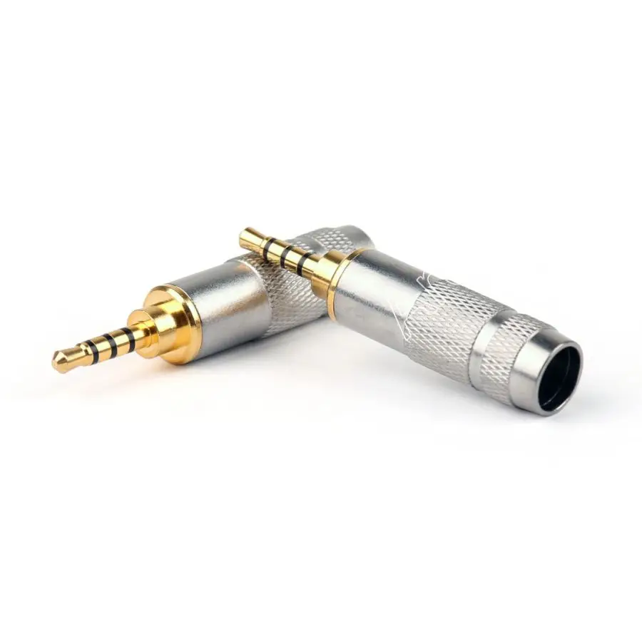 Areyourshop Sale 20PCS 2 5mm Male Stereo 4 Pole Repair Headphone Plug Cable Audio Adapter Converter