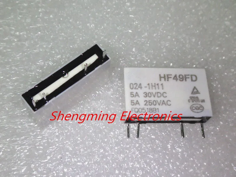 10 шт. 4 контакта HF49FD-005-1H11 HF49FD-012-1H11 HF49FD-024-1H11 5VDC 12VDC 24VDC 5A 250VAC 30VDC реле