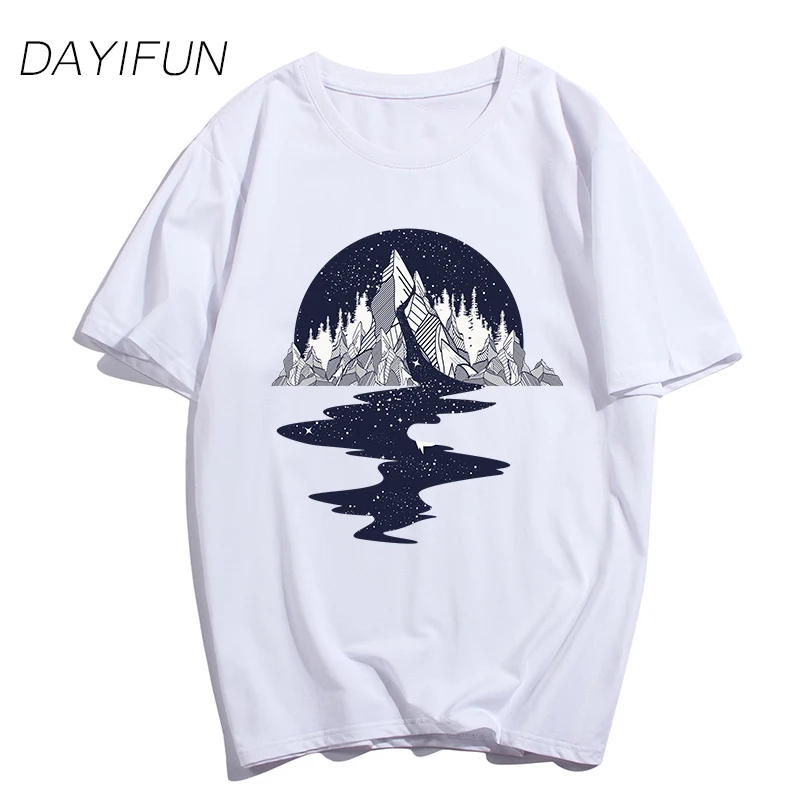 DAYIFUN Women Ladies Short Sleeve Round Neck Summer  T Shirt  Ladie's Tops Clothes Women's Cotton T-Shirt  Pure color Tees T-116