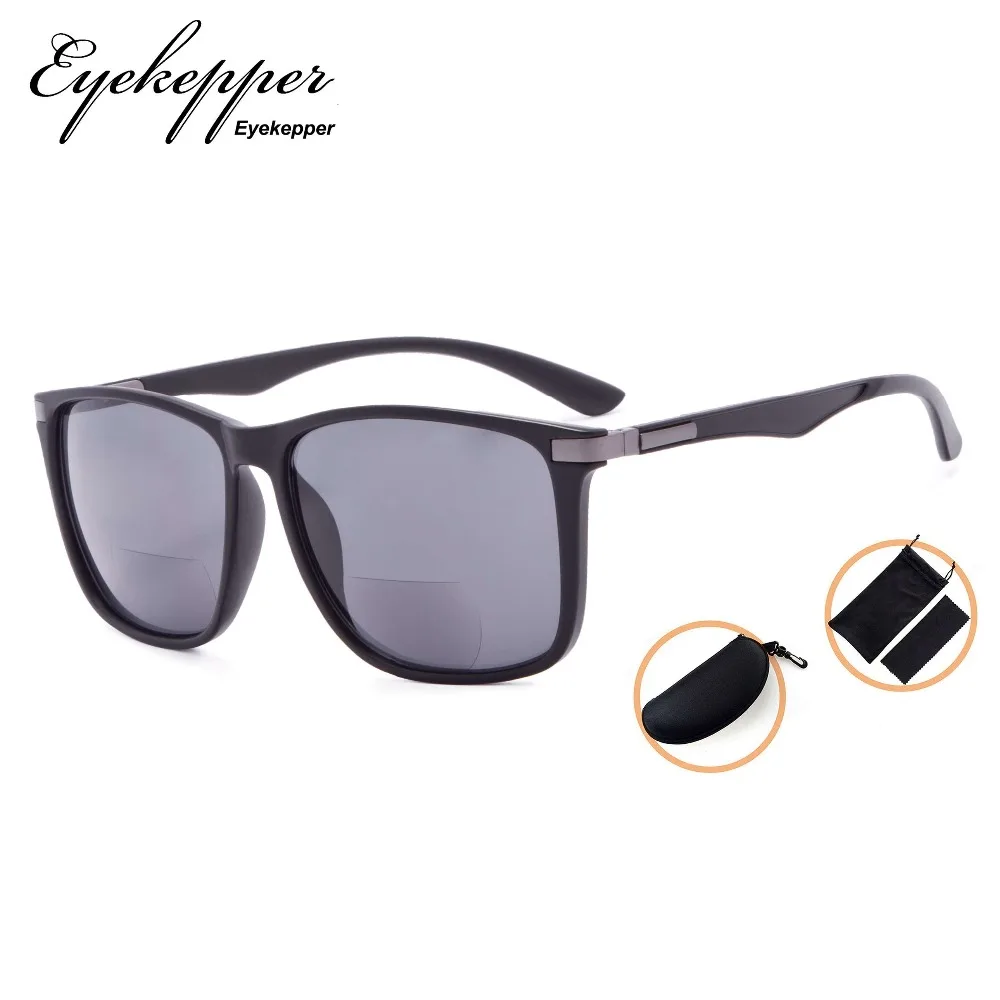 

SGS037 Eyekepper Large Square Frame Bifocal Sunglasses for Men and Women