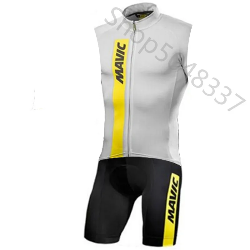 Mavic велосипедные комплекты Ropa Ciclismo Pro велосипедные майки без рукавов велосипедная одежда комбинезон облегающий костюм велосипедный Триатлон спортивный костюм