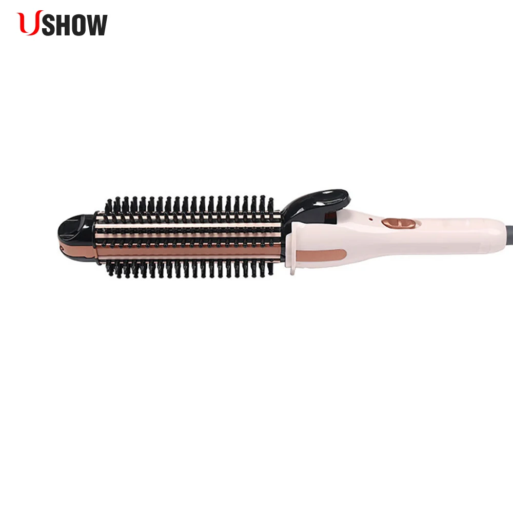 

USHOW 3 In 1 Professional Tourmaline Ceramic Hair Straightener Electric Straightening Iron Hair Curler