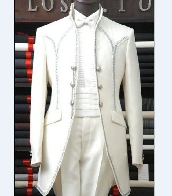 Custom-Made-Groomsmen-Mandarin-Groom-Tuxedos-Ivory-Men-Suits-Wedding-Prom-Best-Man-Jacket-Pants-Tie.jpg_640x640