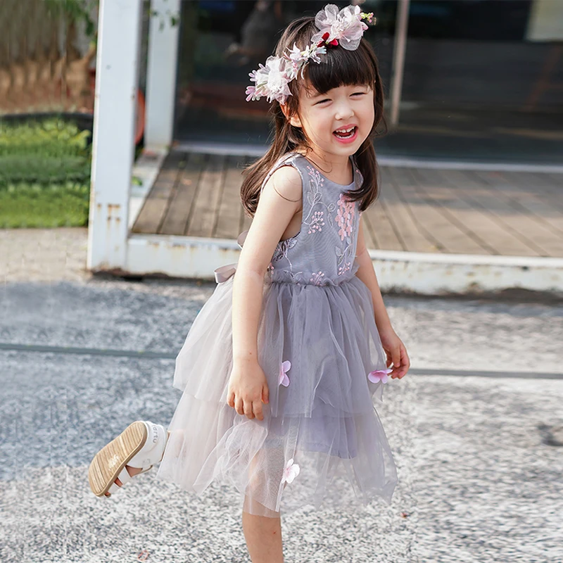 Детские платья принцессы для маленьких девочек; нарядное бальное платье на свадьбу; Летние вечерние платья с блестками и рукавами для девочек